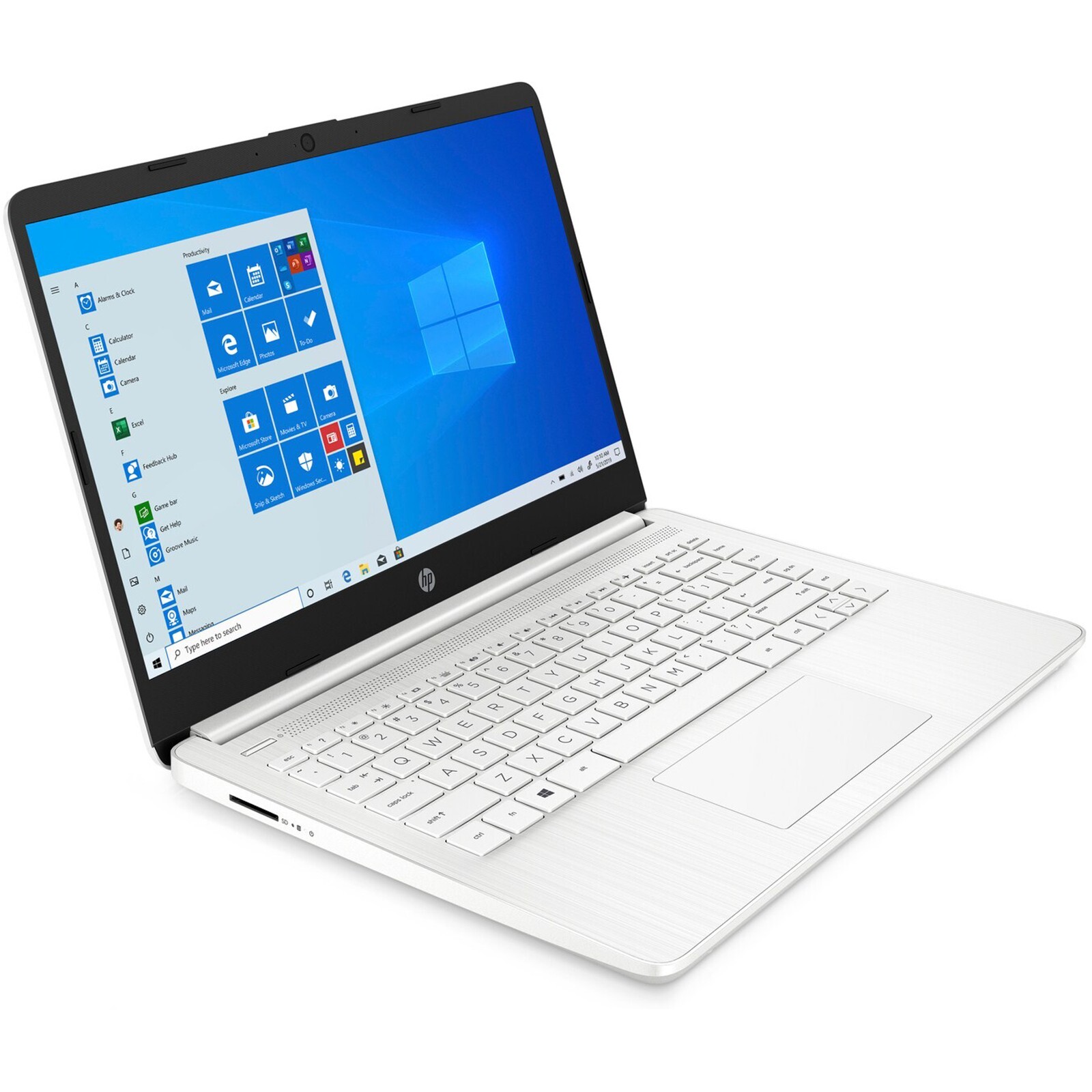 Newest HP 14” HD Laptop AMD Dual Core CPU 16GB RAM 304GB (64+240) Win11 White