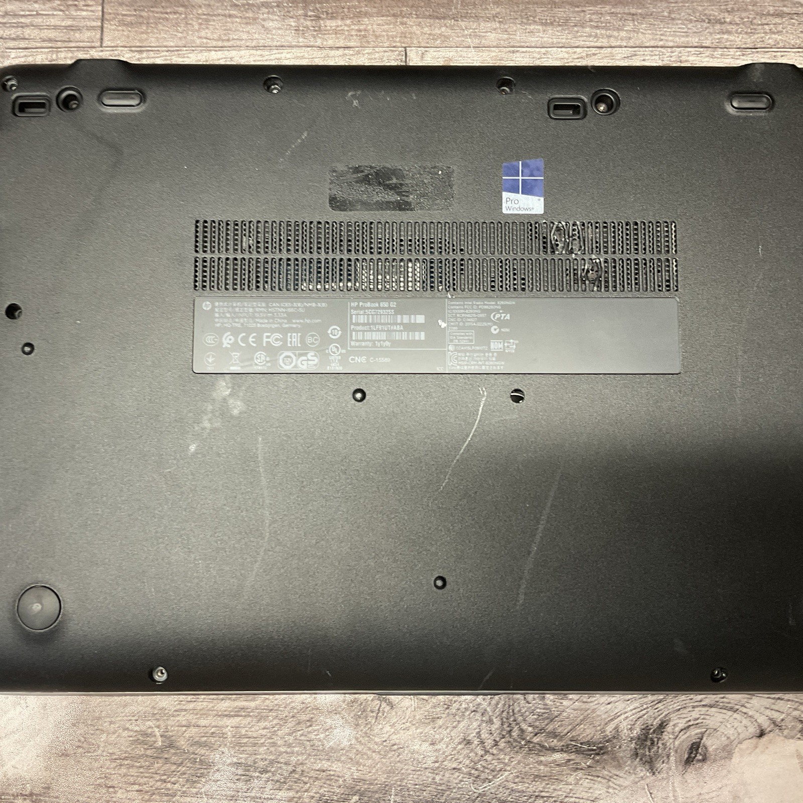 Lot of 2 HP ProBook 650 G2 / i5 6th Gen / BIOS Unlocked / No RAM / O5