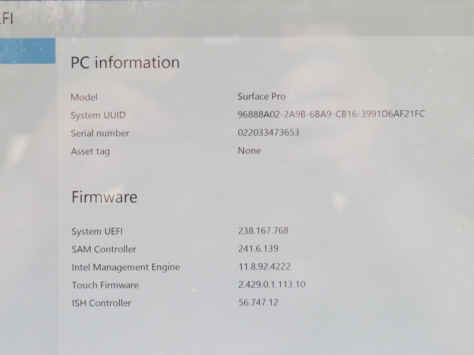 Microsoft Surface Pro 5 1796 | M3-7Y30 | 4GB RAM | 128GB SSD | No OS / AC