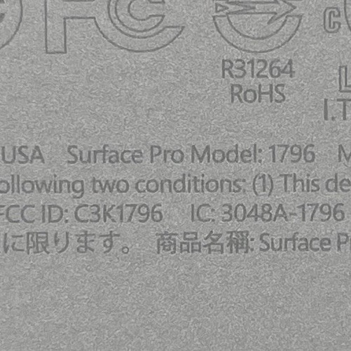 Microsoft Surface Pro 6 1796 12.3″ PC w/ i5-8250U 1.6GHz CPU 128GB SSD 8GB RAM