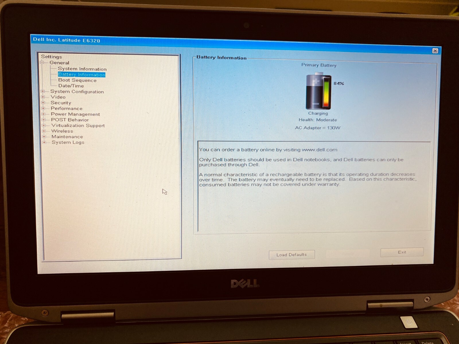 GENUINE DELL LATITUDE 6320 i7 2.8GHz RAM 2x2GB HDD 500GB ACTIVATED WINDOWS 10PRO