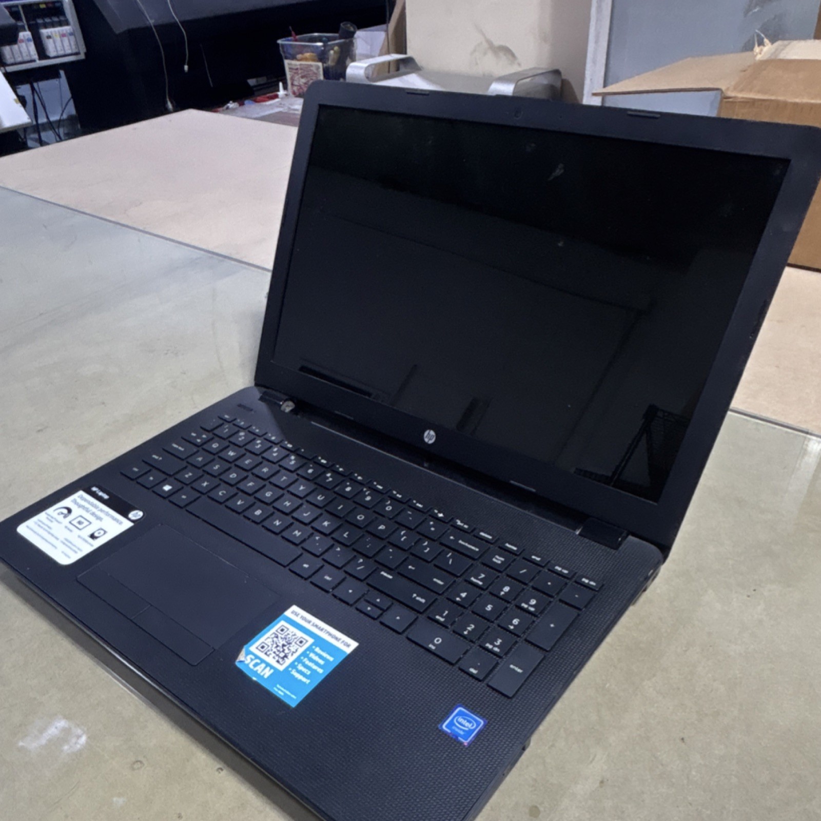 HP 15-bsx12wm Notebook Laptop 15.6″ Intel Celeron HDD Black USB HDMI Wi-Fi