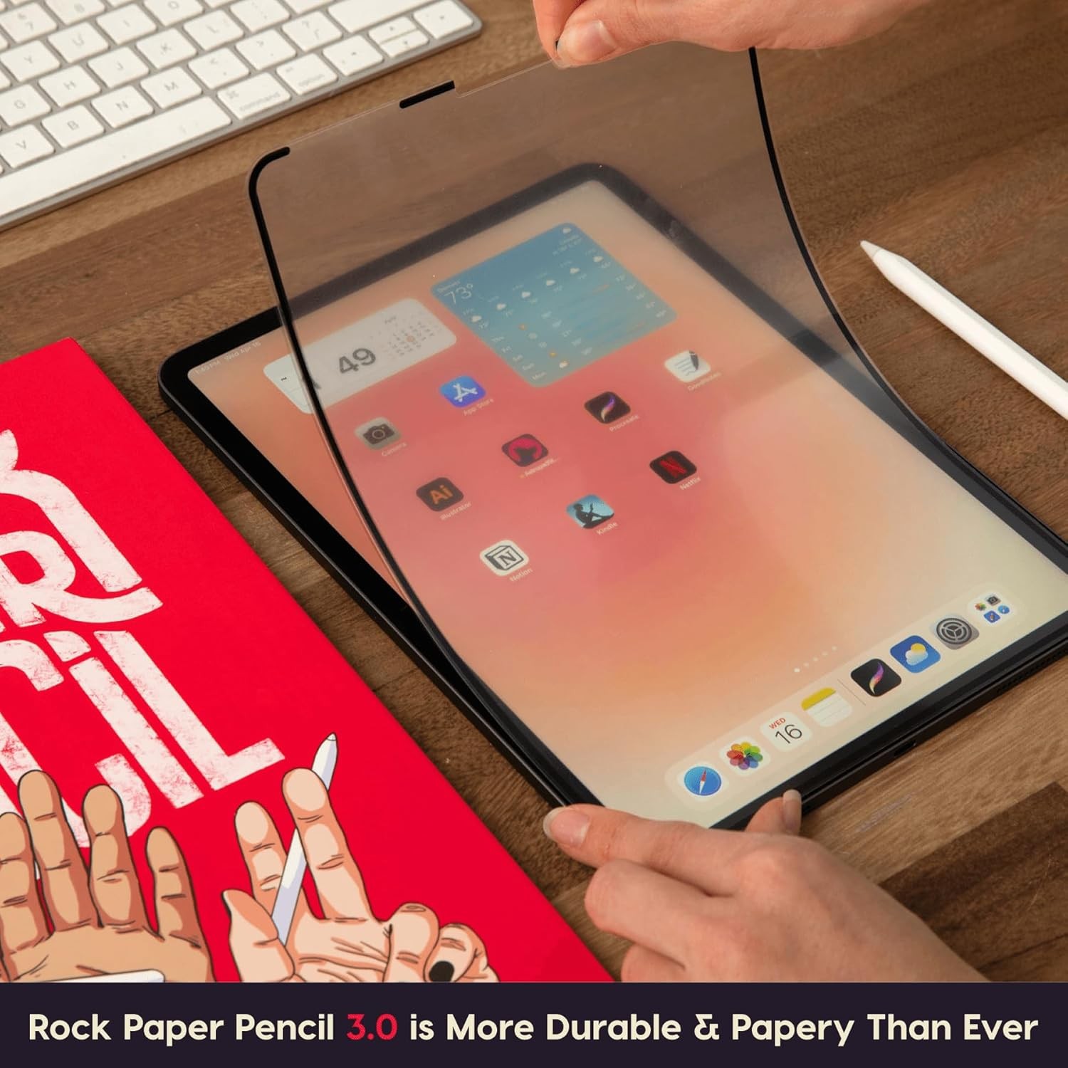 Rock Paper Pencil v3.0 – Paper Screen Protector for iPad Pro 12.9 inch (Gen 3-6)