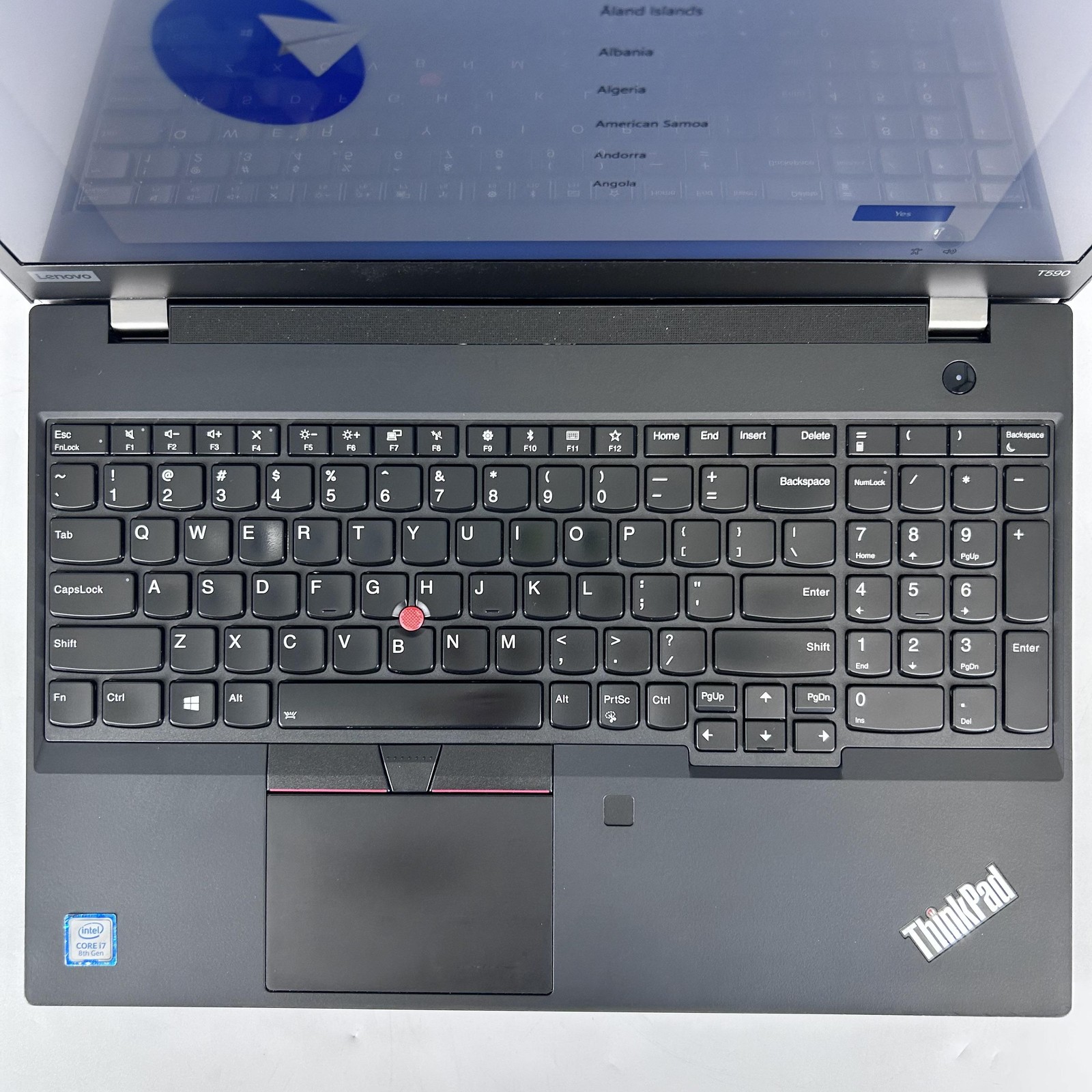 Lenovo ThinkPad T590 15.6 Black FHD TOUCH i7-8565U 1.80GHz 16GB 512GB SSD Good