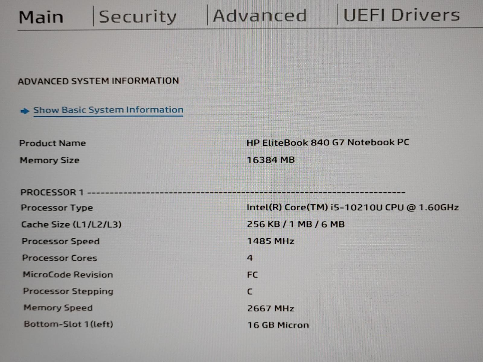 HP EliteBook 840 G7 14″ Intel i5-10210U 16GB *NO SSD/NO OS/NO AC* ***READ***