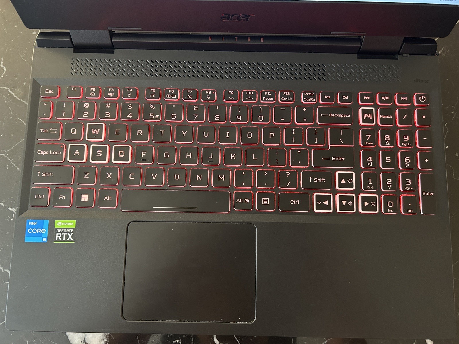 Acer Nitro 5 15.6″ AN515-58 16GB RAM 512GB SSD 3050 Ti i5-12500H 3.1GHz 144Hz