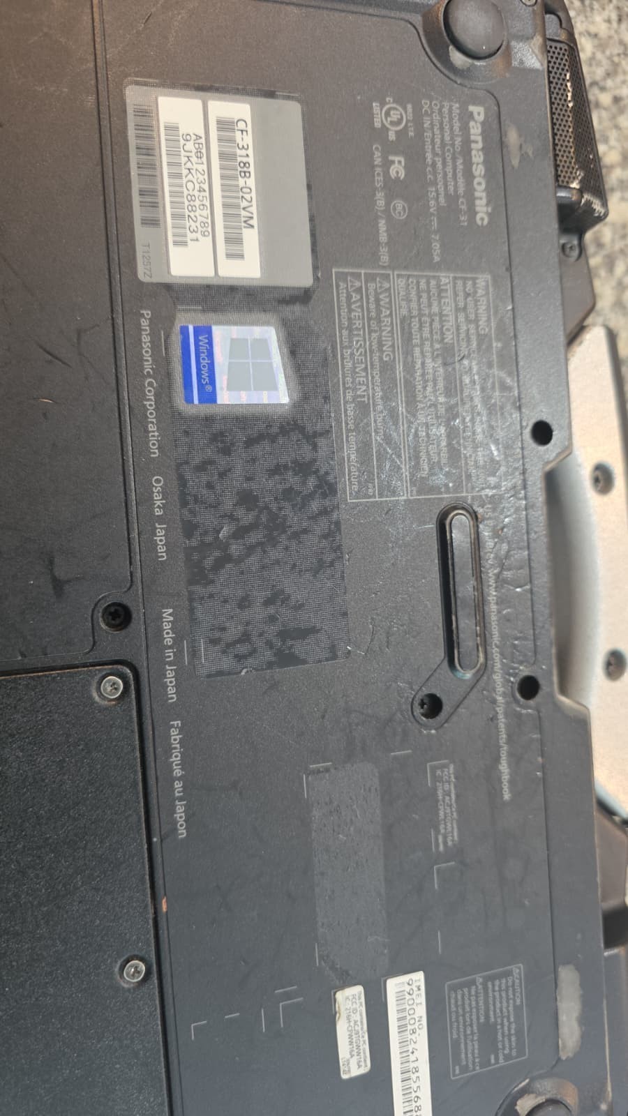 Panasonic Toughbook CF-31 MK6 i5-7300U 16GB 256GB SSD 4G GPS Rugged Laptop