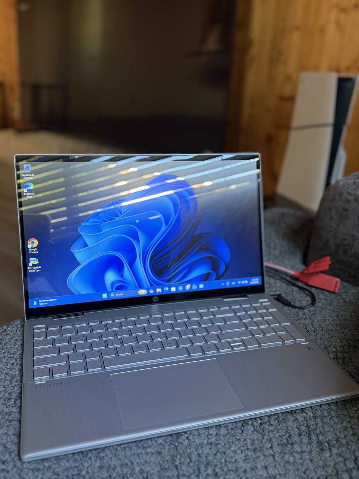 HP Pavilion 14″ Silver Laptop Windows 11 USB-C HDMI Webcam Wi-Fi Bluetooth