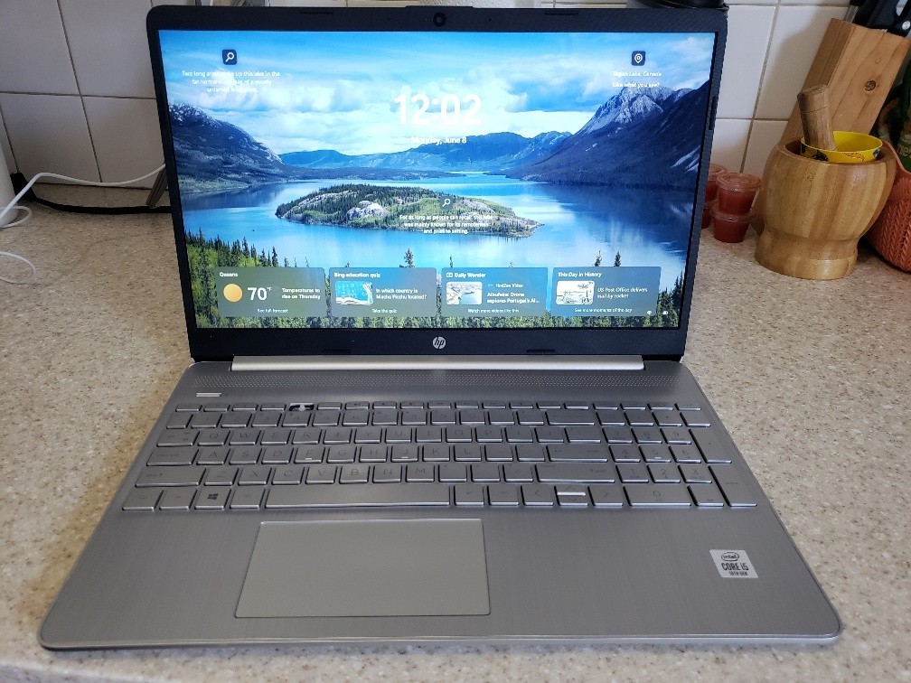 HP 15-DY1043DX INTEL CORE i5-1035G1 256GB SSD 8GB RAM WIN 11 TOUCH (missing key)