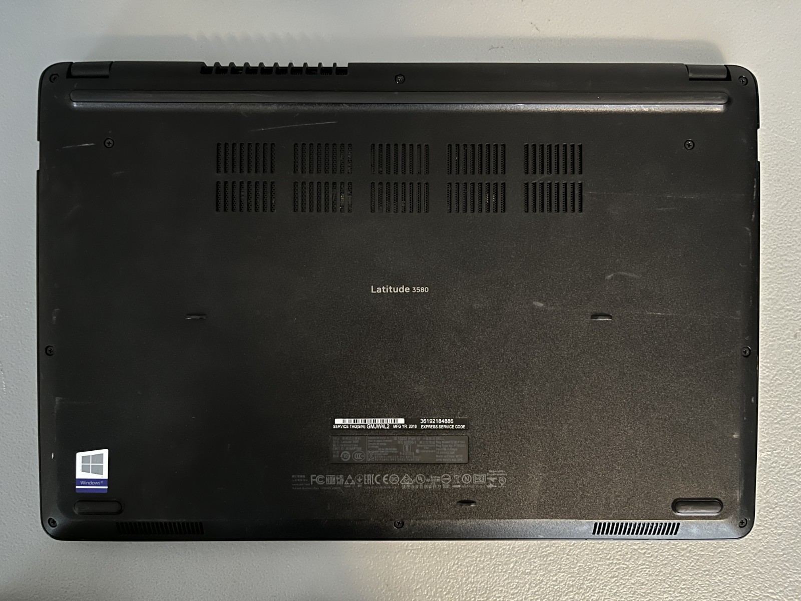 💻 Dell Latitude 3580 Intel i7-7500U 2.7GHz 8GB RAM 256GB SSD Radeon R5 W11 LTSC