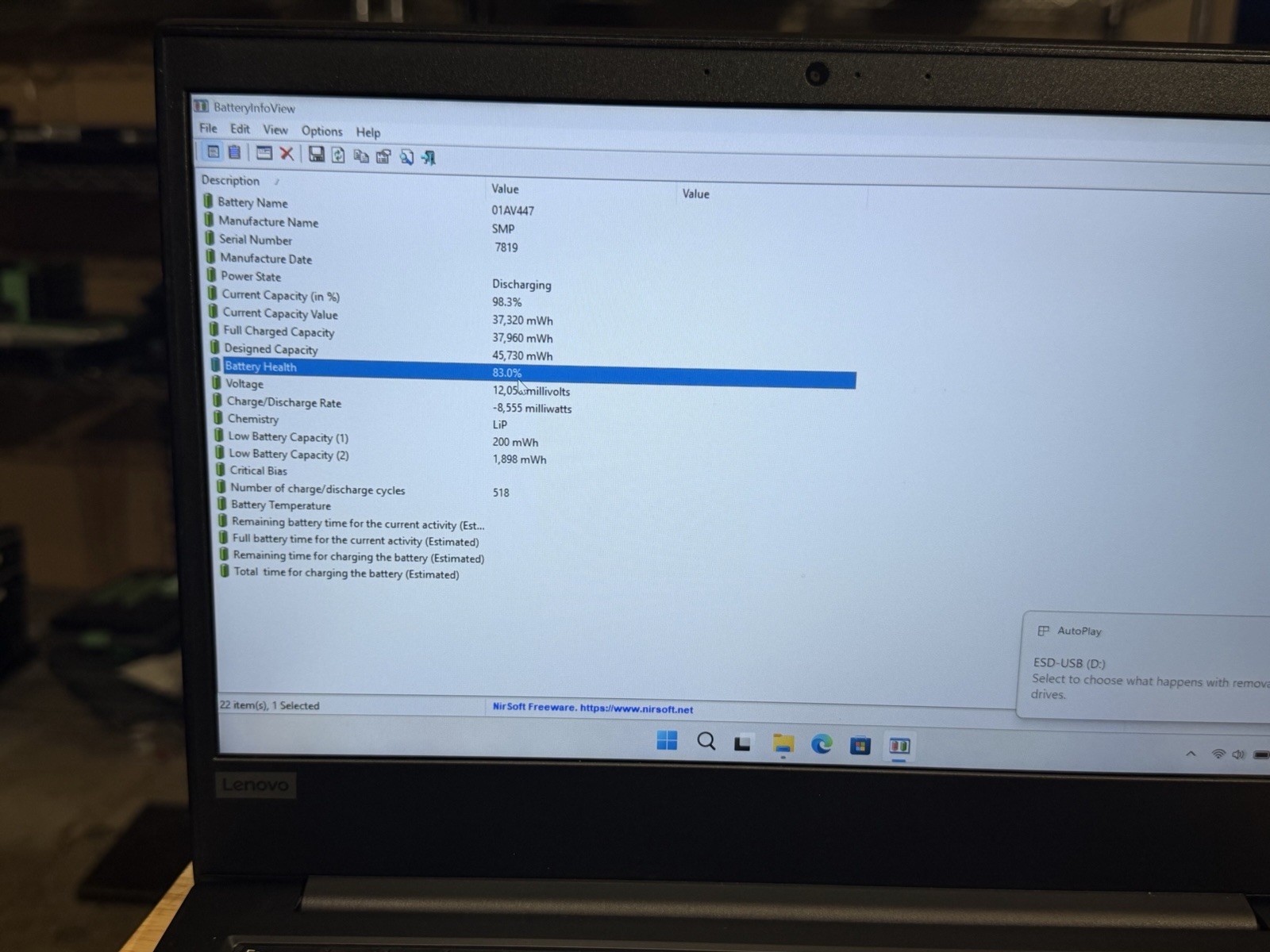 Lenovo ThinkPad E480 14″, i5-7200U 8 GB RAM, 256GB SSD Win 11 Pro.