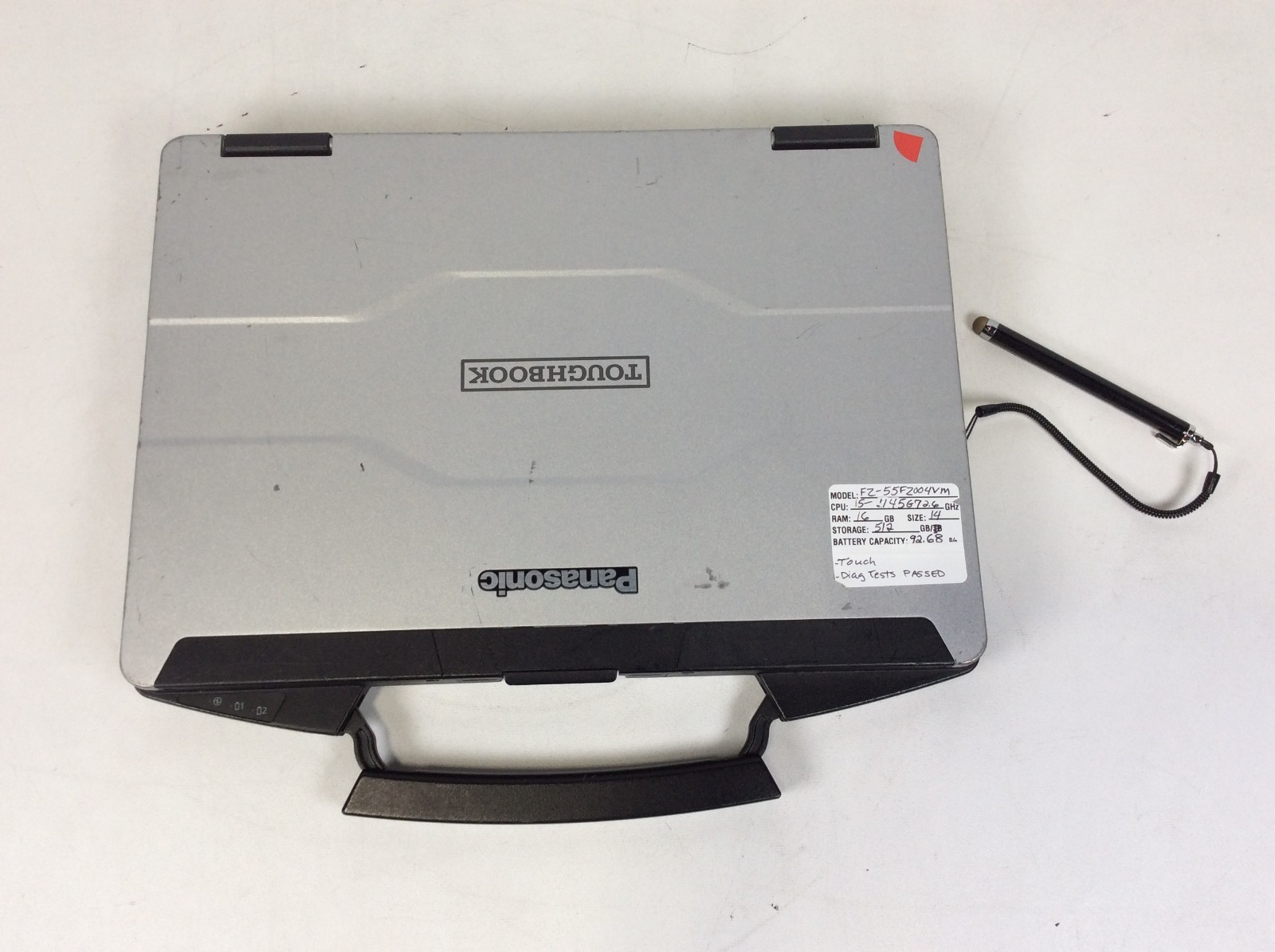 Panasonic Toughbook FZ-55 MK2 i5-1145G7 16GB RAM 512GB Stylus 6,760 Hrs C308076