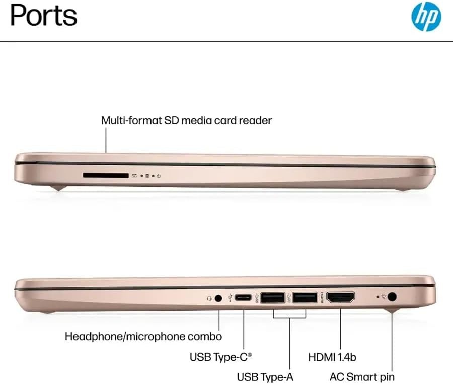 2025 HP 14 Student Laptop,Intel Processor N150,UpTo 16GB 384GB Office 365