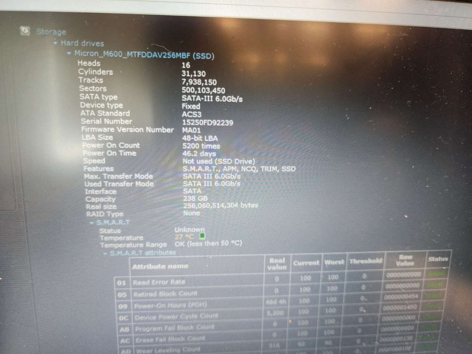 Asus K501UX 15.6” FHD Laptop i7-6500U, 8GB RAM, 256GB SSD READ