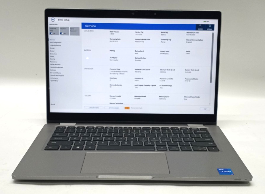 Dell Latitude 5320 TOUCH i5-1135G7@2.4GHz 8GB RAM 256GB NVMe Win 11 Pro WH810!