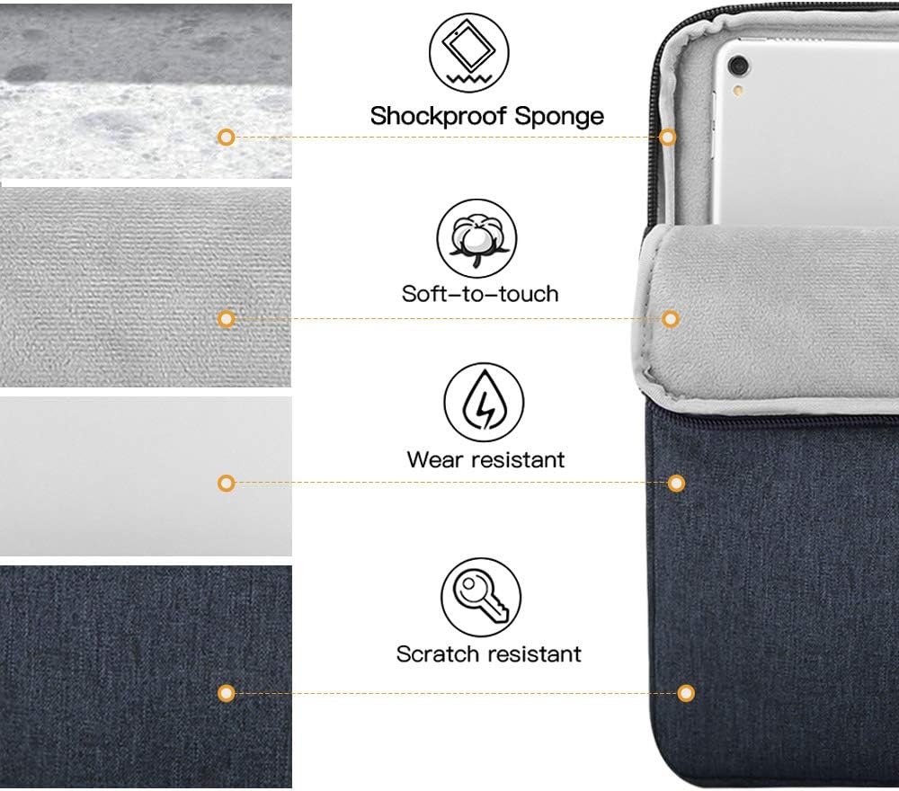 9-11″ Tablet Sleeve Bag for iPad 11-inch A16 2025, iPad 10.9″/10.2″ & Galaxy Tab