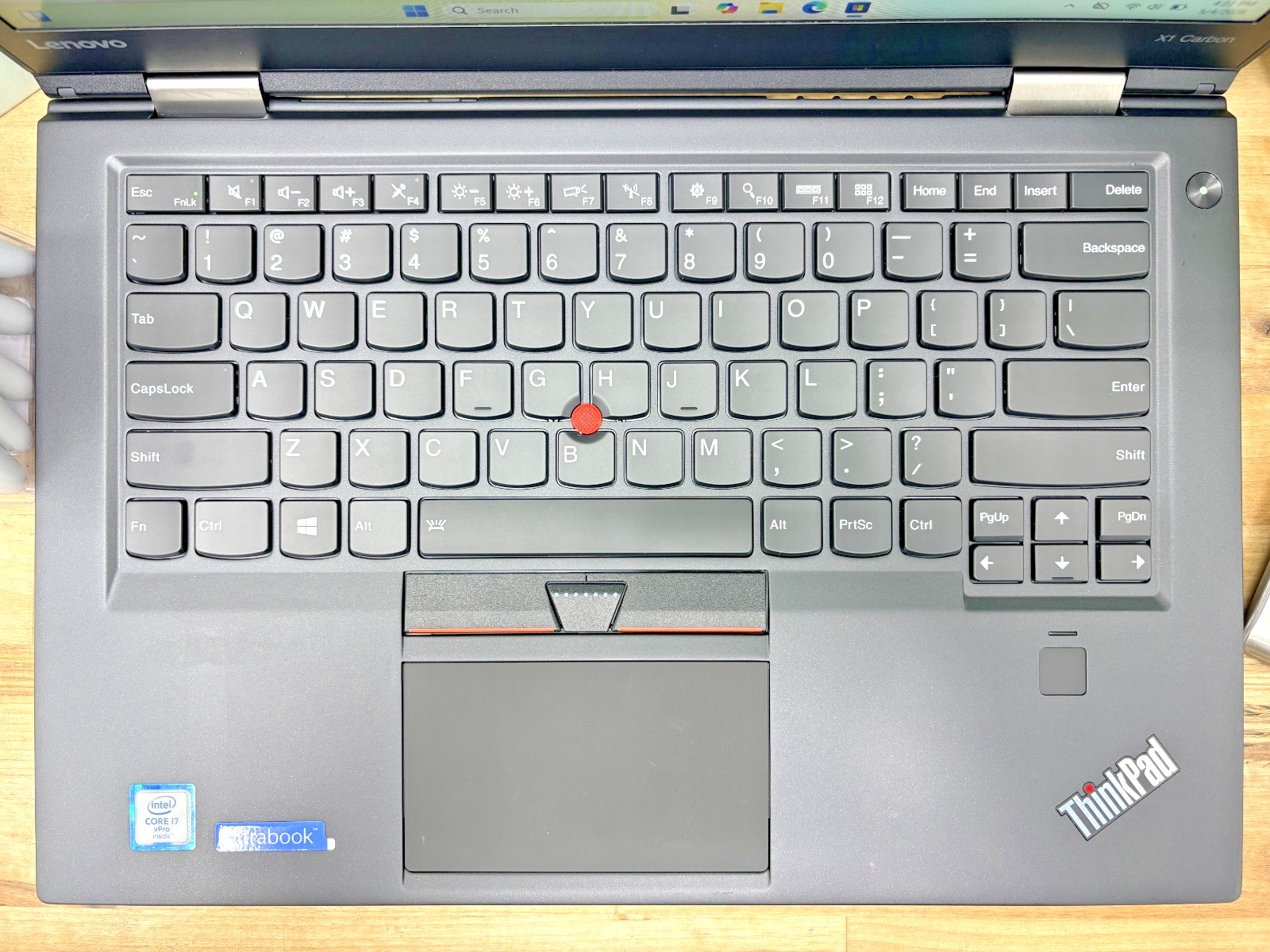 Lenovo ThinkPad x1 Carbon G 4 i7-6th Gen 2.60GHz 16GB RAM 256GB SSD Win 11 Pro*