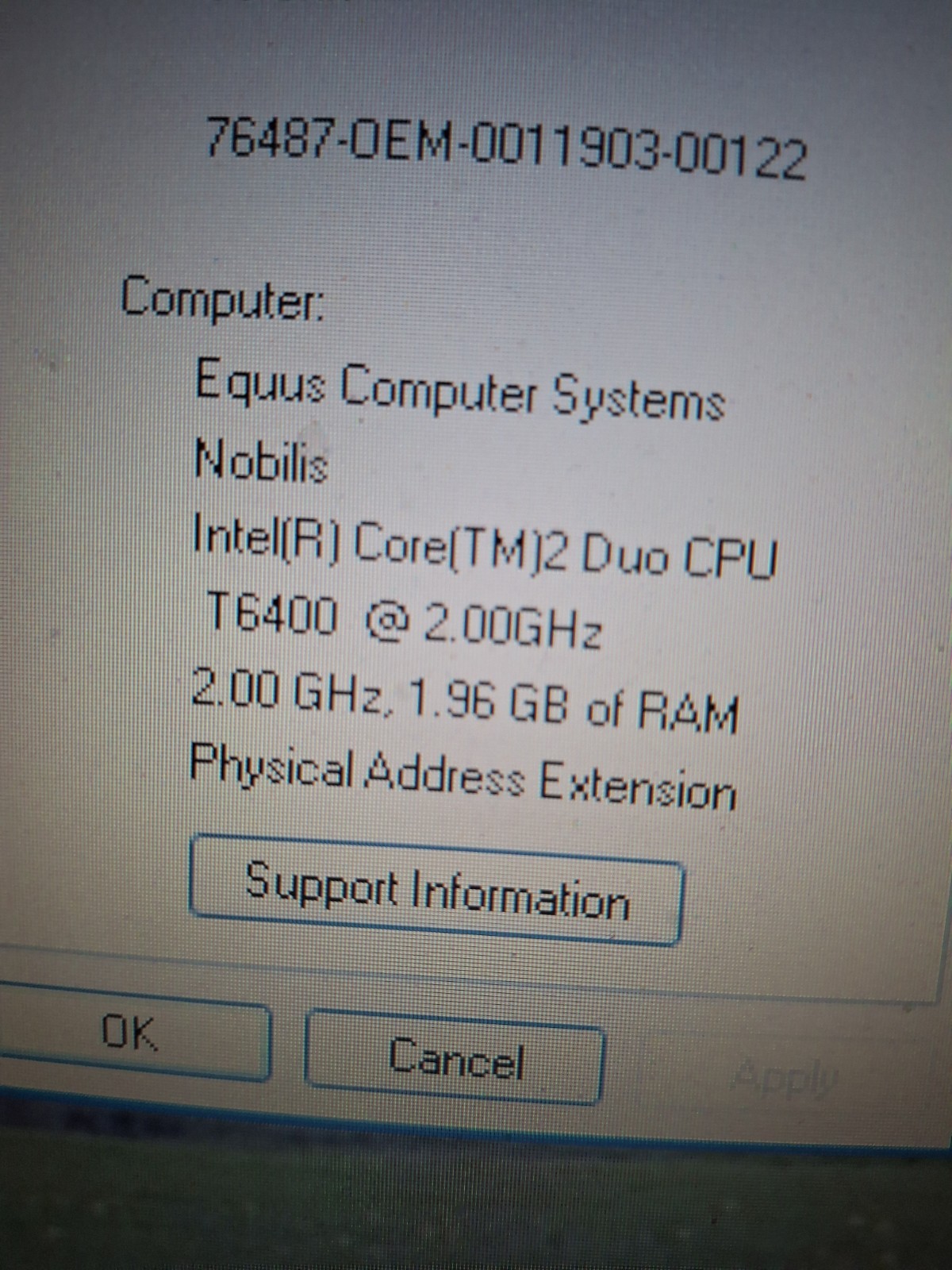 Vintage Nobilis (MSI) Laptop MS-163K • Core 2 Duo • 2GB RAM • 256GB SSD • XP Pro