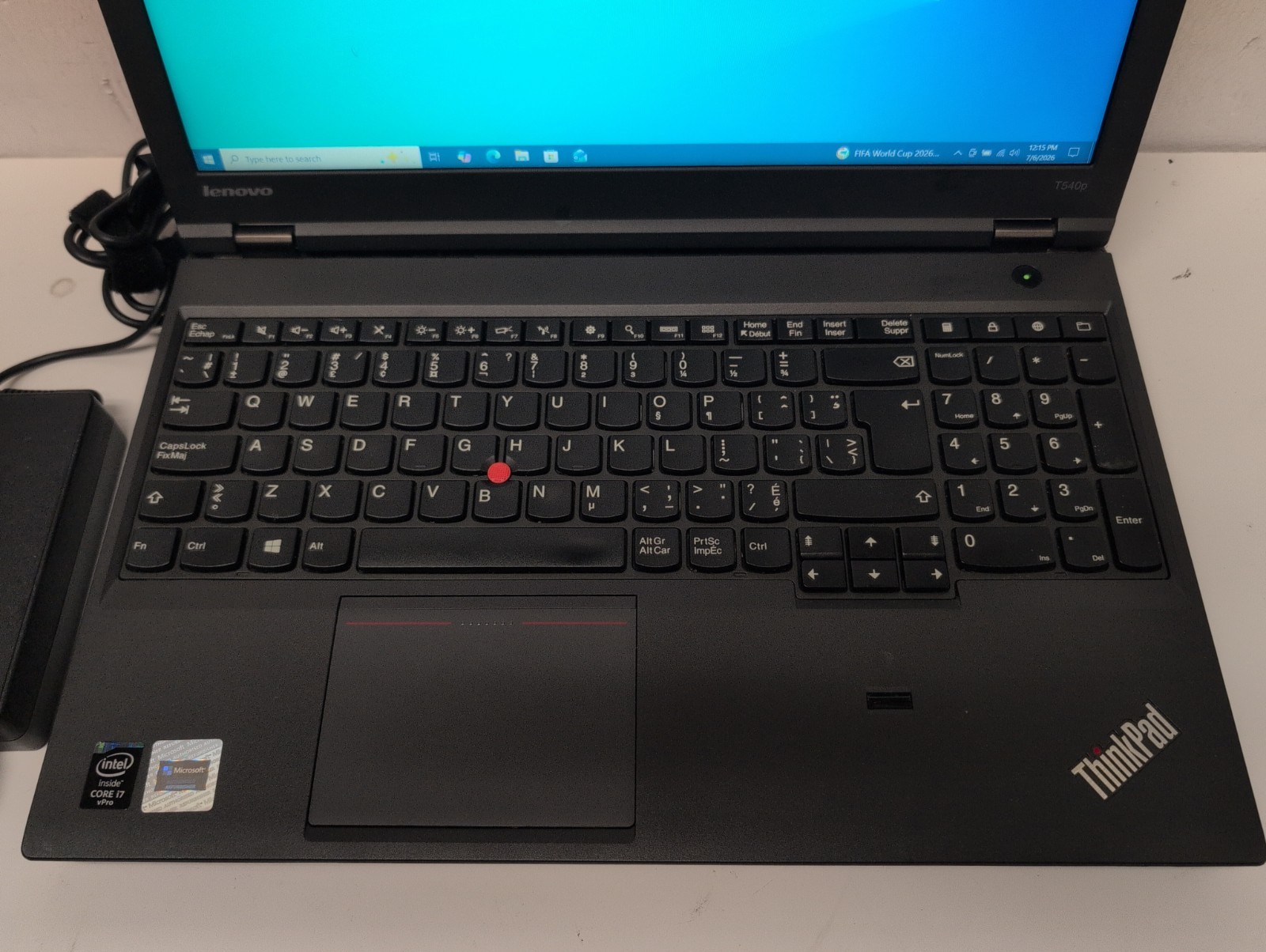 🎸 Lenovo ThinkPad T540P 15.6″ Laptop i7-4600M /8GB /128GB SSD/ Win10
