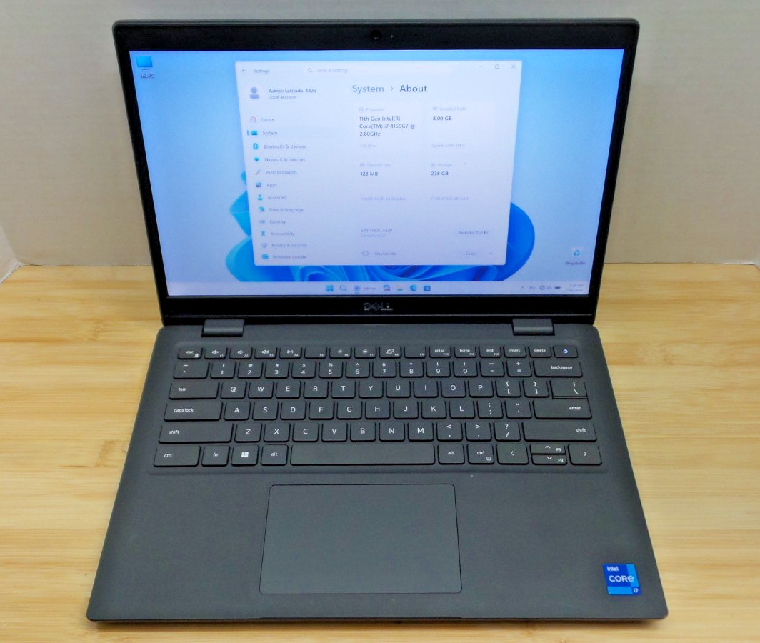 Functional DELL Latitude 3420 | i7-1165G7 | 8 GB RAM | 256 GB SSD | BIOS PASSWRD