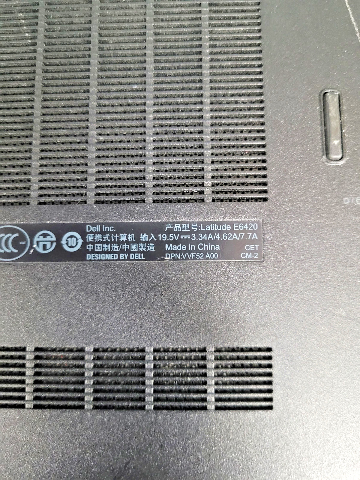 Dell Latitude E6420, Intel Core i5-2520m 2.50GHz 4 GB RAM NO HDD