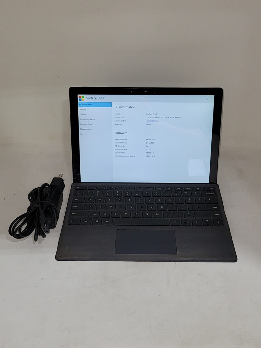 MICROSOFT SURFACE PRO 7 1866 Laptop Intel Core I7-1065G7 16GB 512GB SEE NOTES