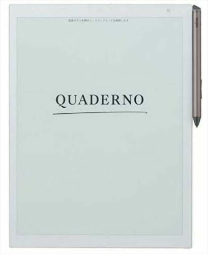 FUJITSU QUADERNO Digital Paper FMV-DPP04 10.3 A5 size English & Japanese JPN New