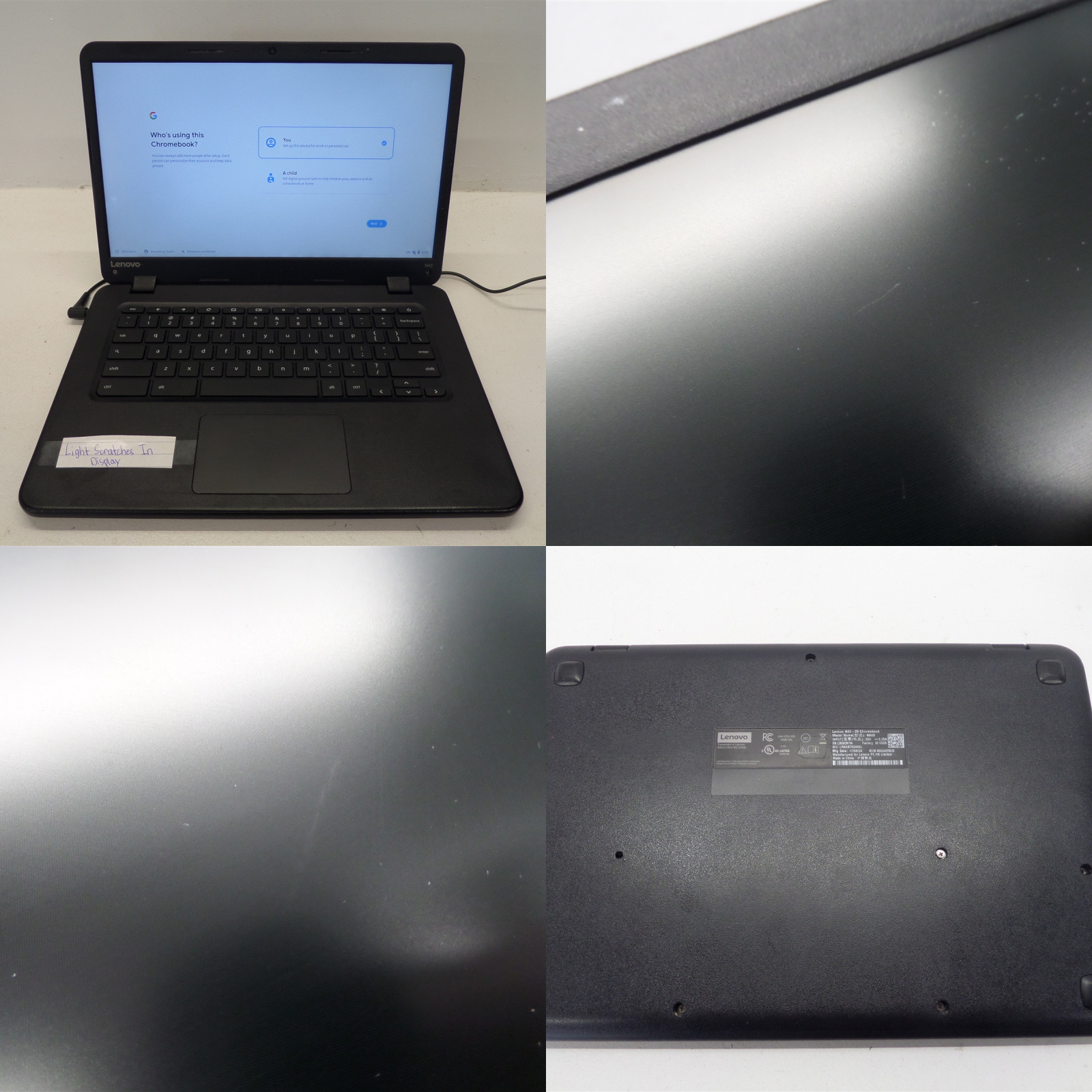 Lot Of 11 Lenovo N42-20 80US 14″ Chromebook 16GB SSD 80US0000US READ DESC.