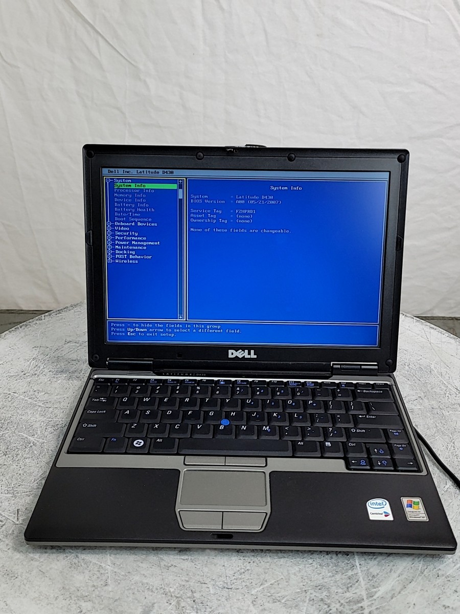 Dell Latitude D430 PP09S Laptop INTEL U1400 2GB SEE NOTES