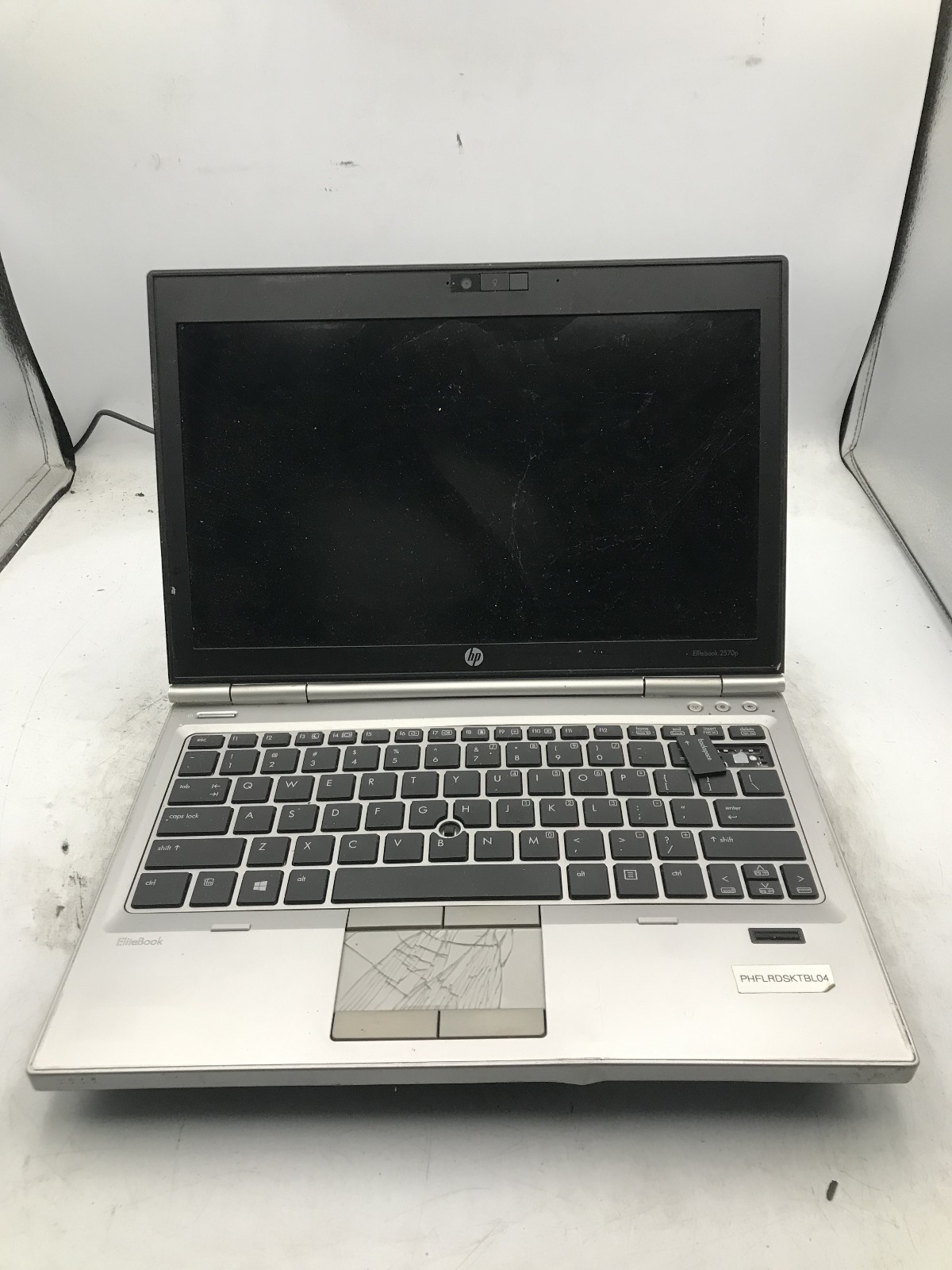 HP ELITEBOOK 2570P – FOR PARTS/DAMAGED – INTEL I5 3RD GEN – NO RAM -READ DESC-BB