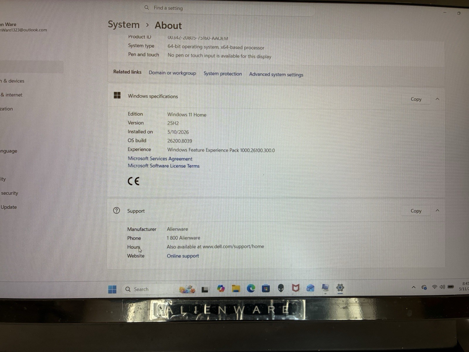 Alienware m15 R4 Gaming Laptop Intel Core i7 16GB 1TB SSD RTX GPU Win 11 -MINT!