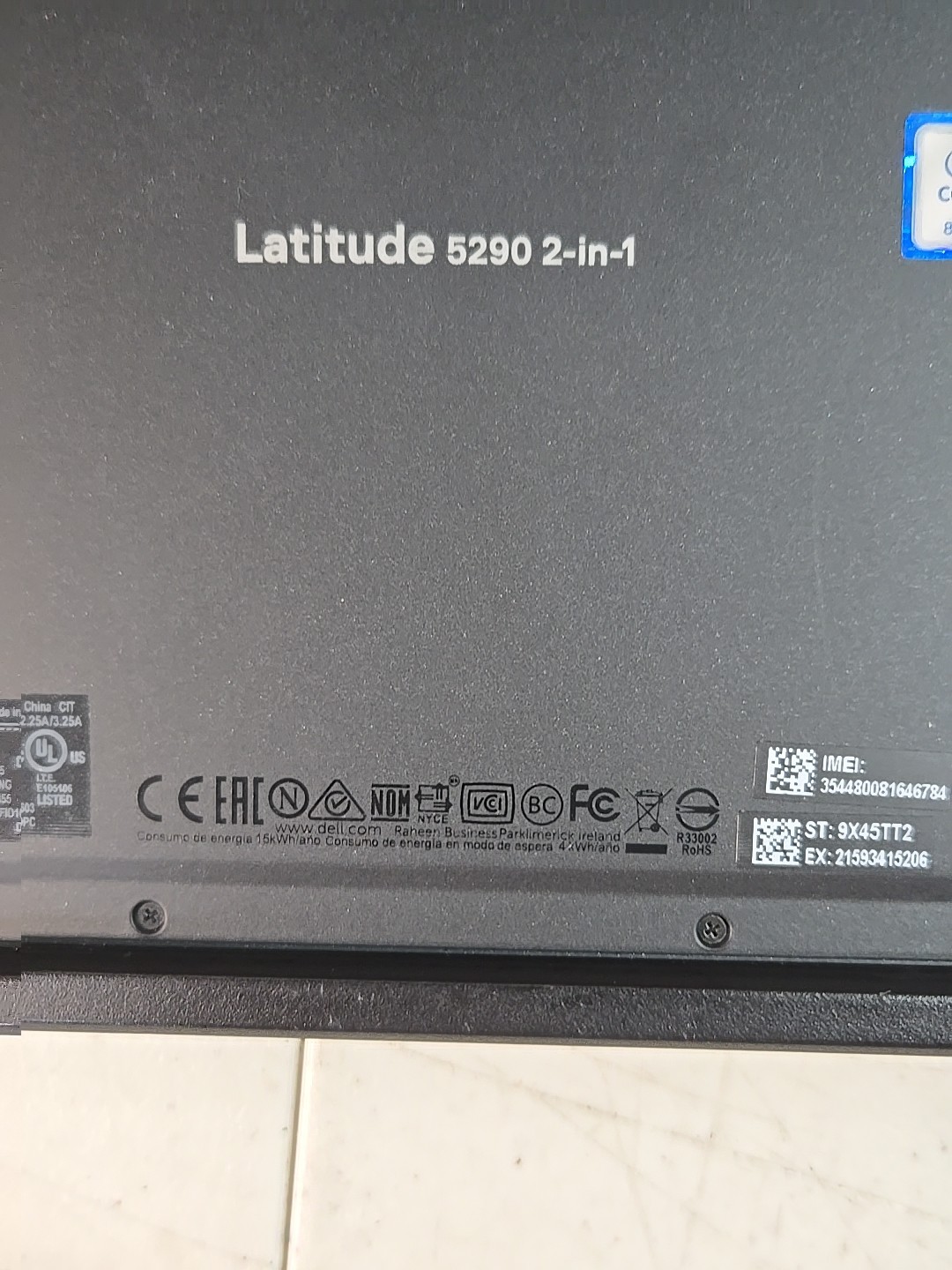 Dell Latitude 5290 2-in-1 i5-8350U 1.7GHz 8GB RAM 128GB SSD Win11