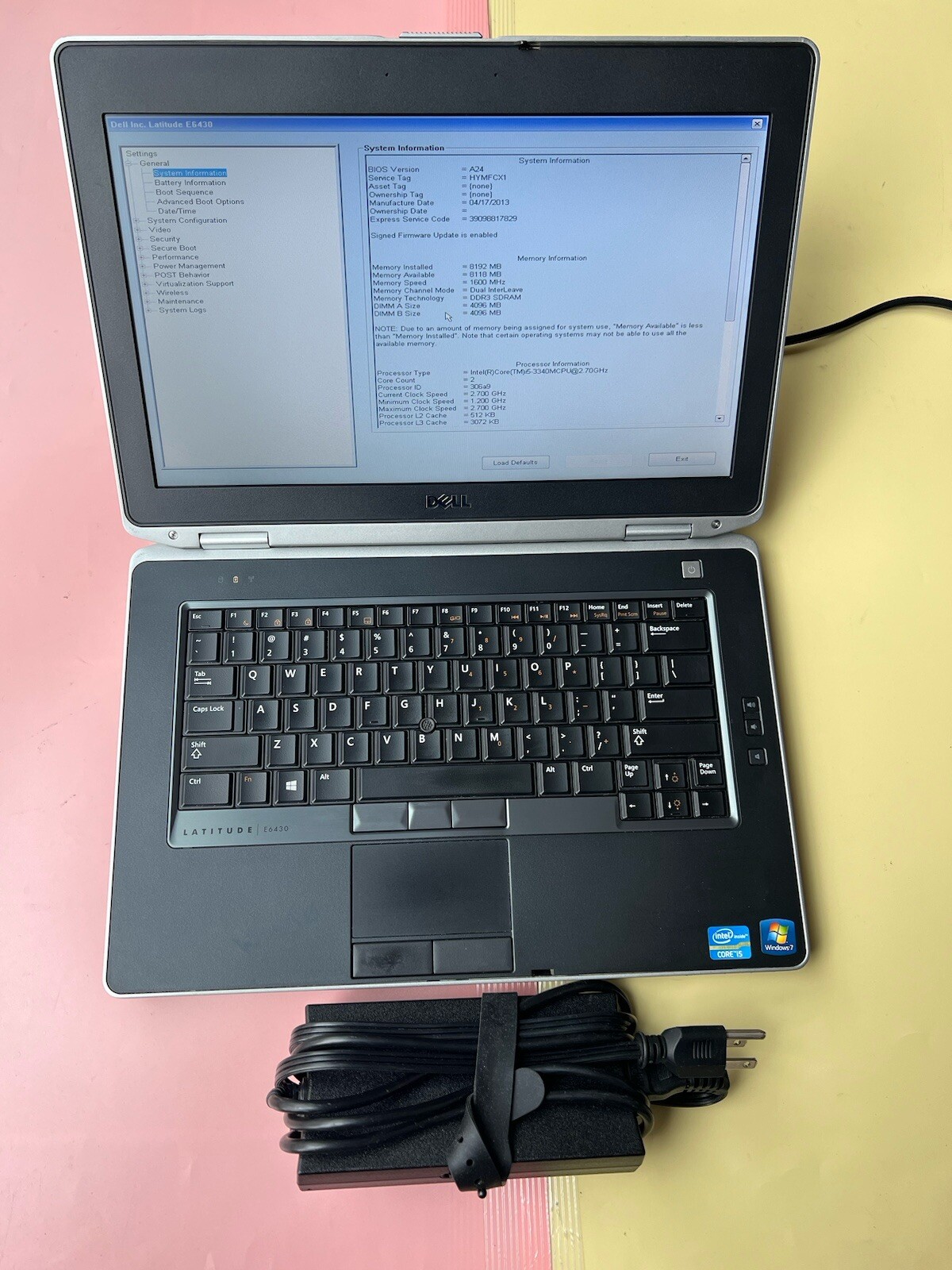 Dell Latitude E6430 14″ Intel Core i5-3340M 2.70GHz 8GB RAM 128GB SSD