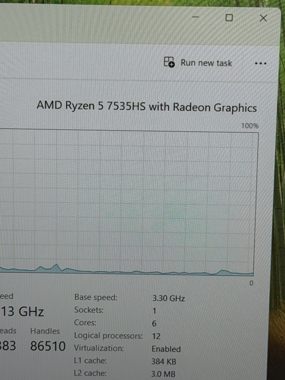 MSI Thin A15 15.6″ AMD Ryzen 5 7535HS GeForce RTX 3050 8GB RAM 512GB NVMe Win-11