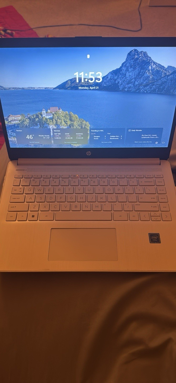HP 14-dq0xxx Laptop Intel Celeron N4120 8GB RAM 14″ White Windows 10