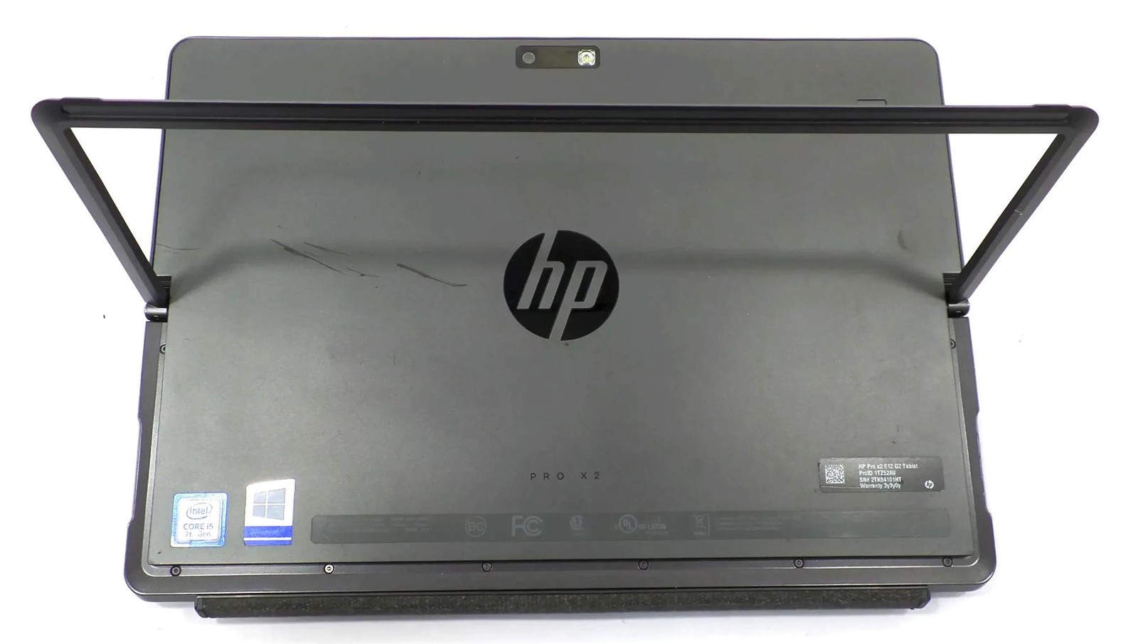 HP Pro X2 612 G2 Tablet Core i5-7Y54 1.20GHz 8GB 256GB SSD