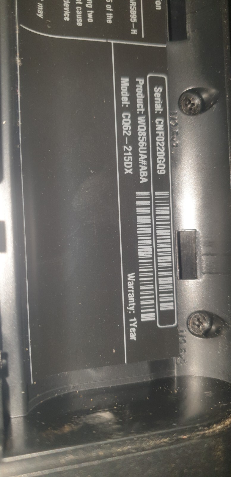 HP Compaq Compaq Presario CQ56-115DX 15.6in. (250GB, AMD V-Series, 2.3GHz, 2GB)