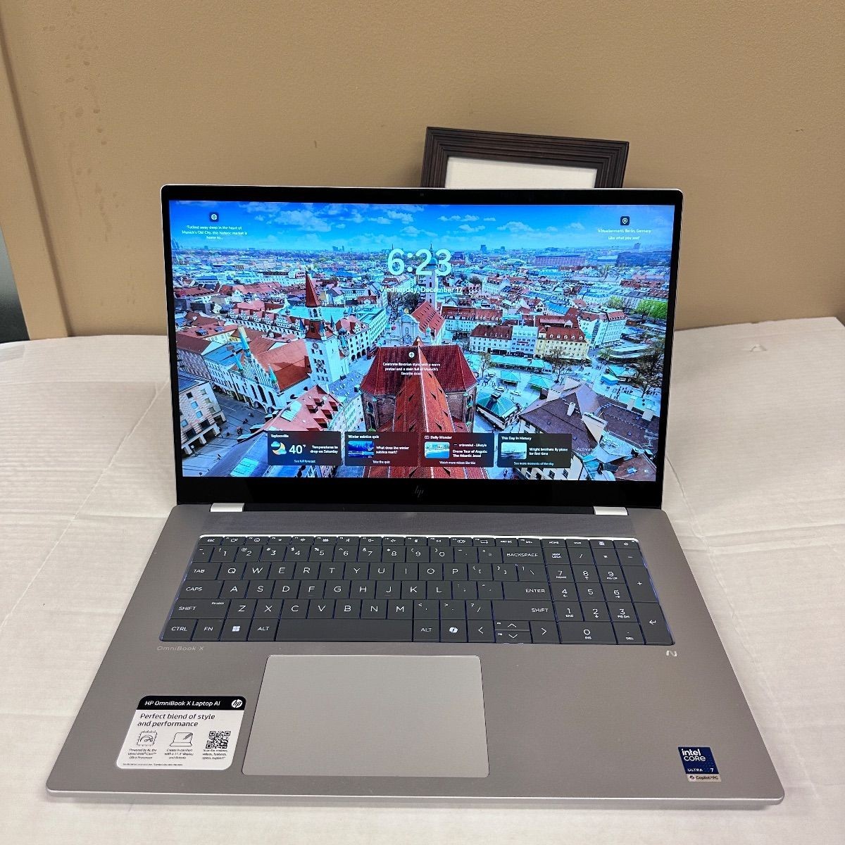 HP OmniBook X 17 Laptop, 17″ Touchscreen, Ultra 7 256V, 16GB, 1TB SSD *Pls READ*