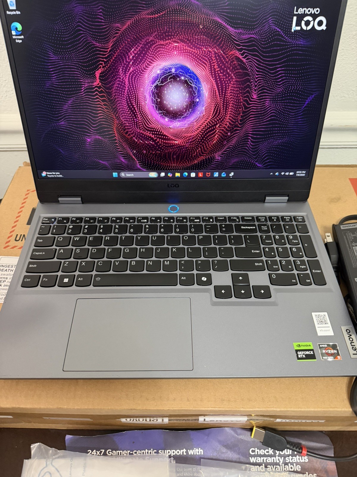 Lenovo LOQ 15ARP9 15.6″ Ryzen 5 7235HS 12GB 477GB SSD RTX 3050