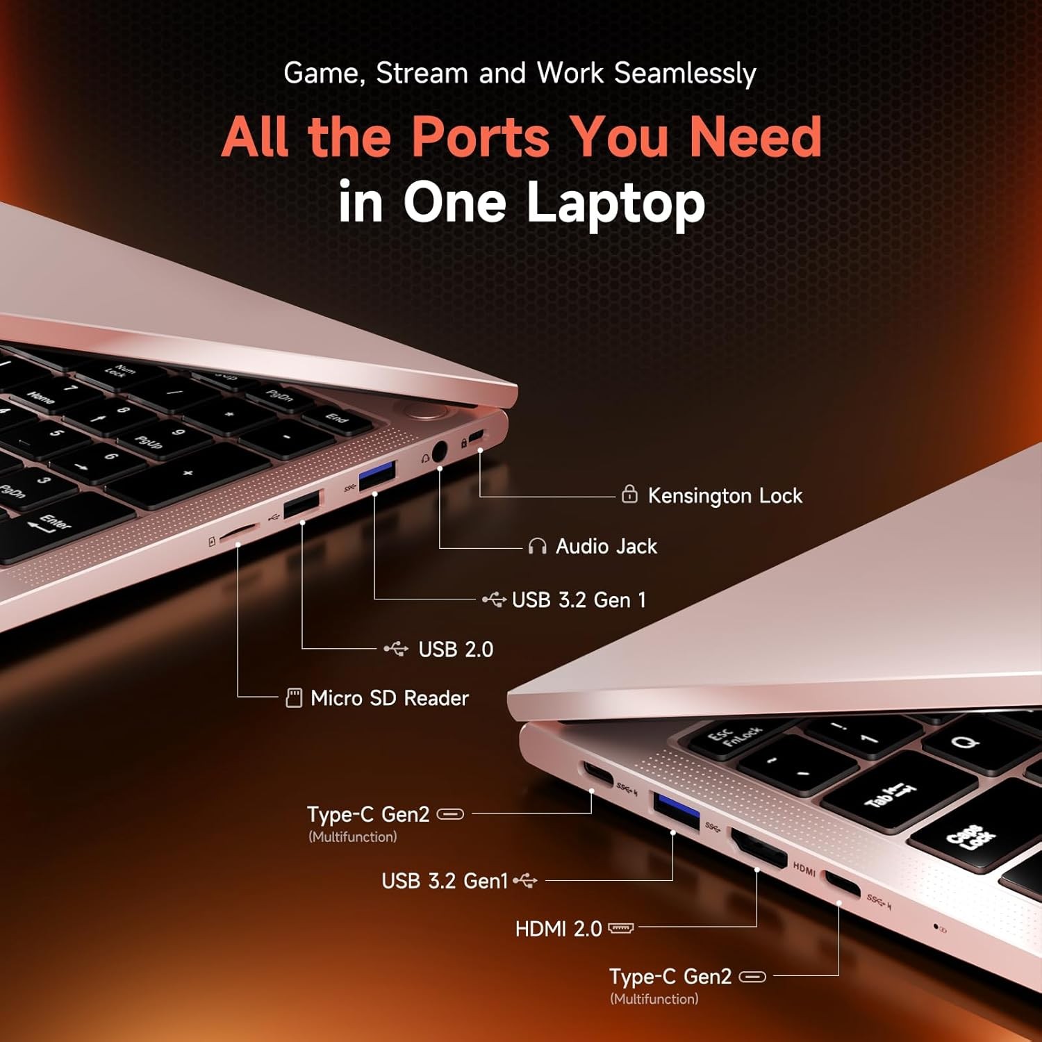 NIMO 15.6″ IPS FHD Gaming-Laptop, AMD 8 Core Ryzen 7 7735HS 16GB DDR5 RAM 512GB