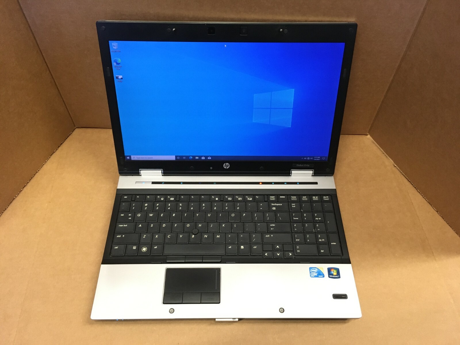 HP EliteBook 8540P Laptop i5 2.67GHz 4GB 256GB SSD 15.6″ LCD NVIDIA WINDOWS 10