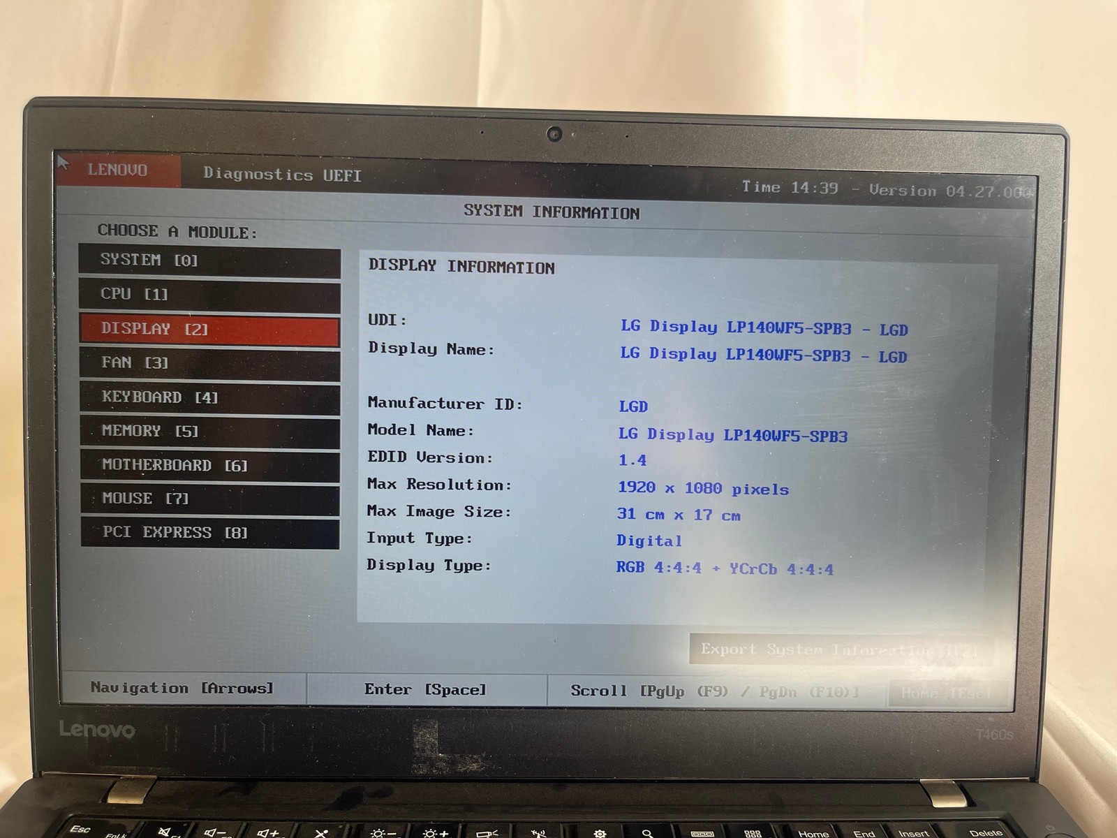 Lenovo ThinkPad T460s Intel Core i5-6300U 8 GB No Drive 14″