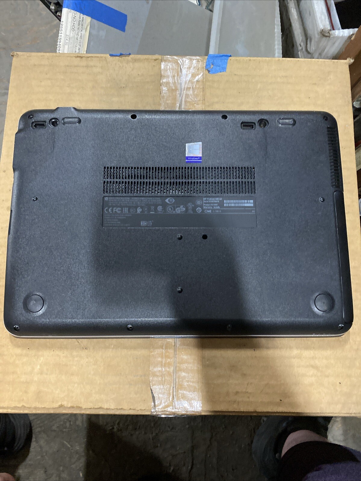HP PROBOOK 640 G3 INTEL CORE I7-7600U 2.80GHZ 16GB RAM **BIOS L0CKED/ NO BATTERY