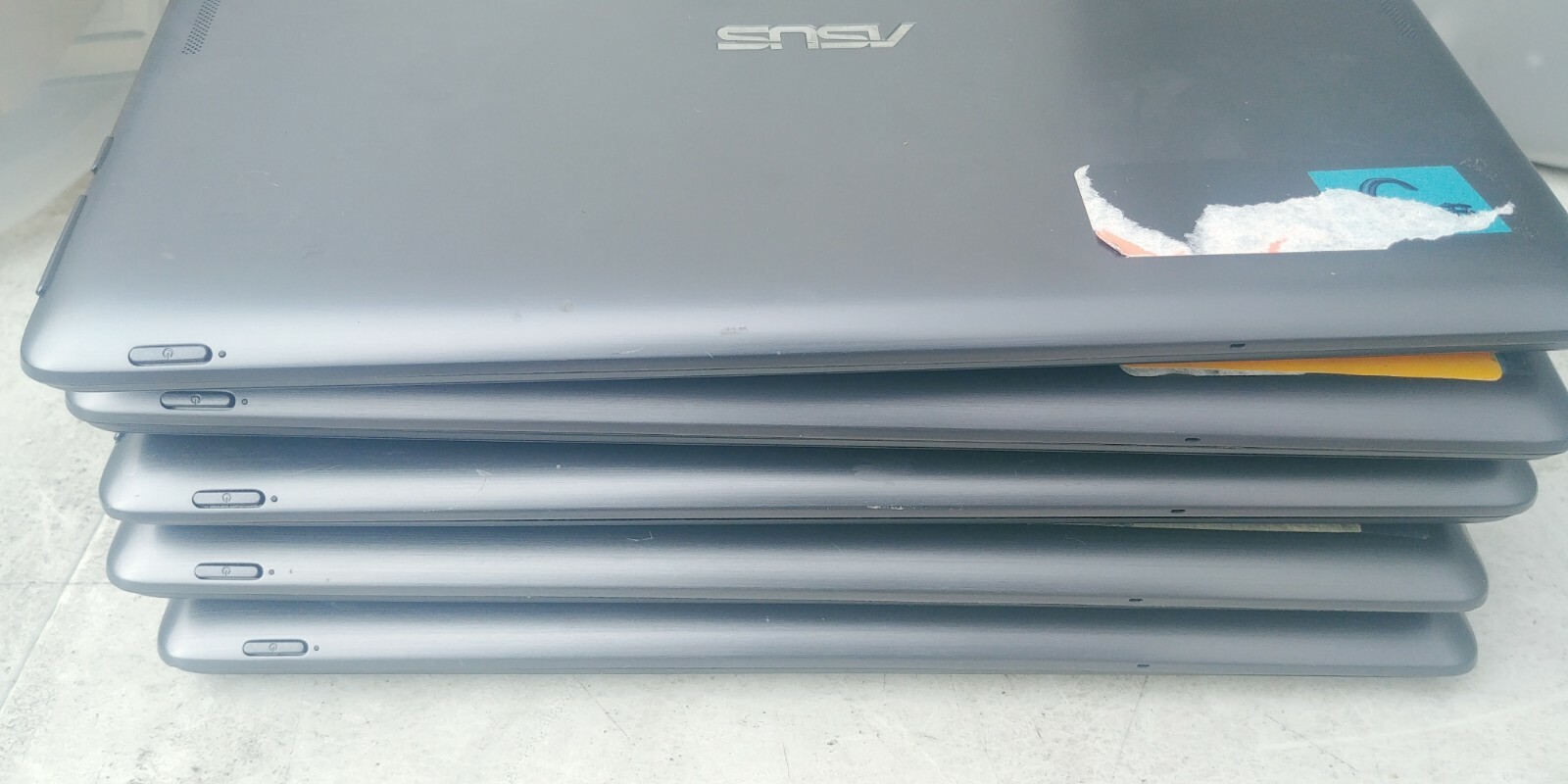 Lot of 5 Asus T100 TransformerBook Intel Atom 1.33GHz 2GB 64GB HDD Win 10 Tested