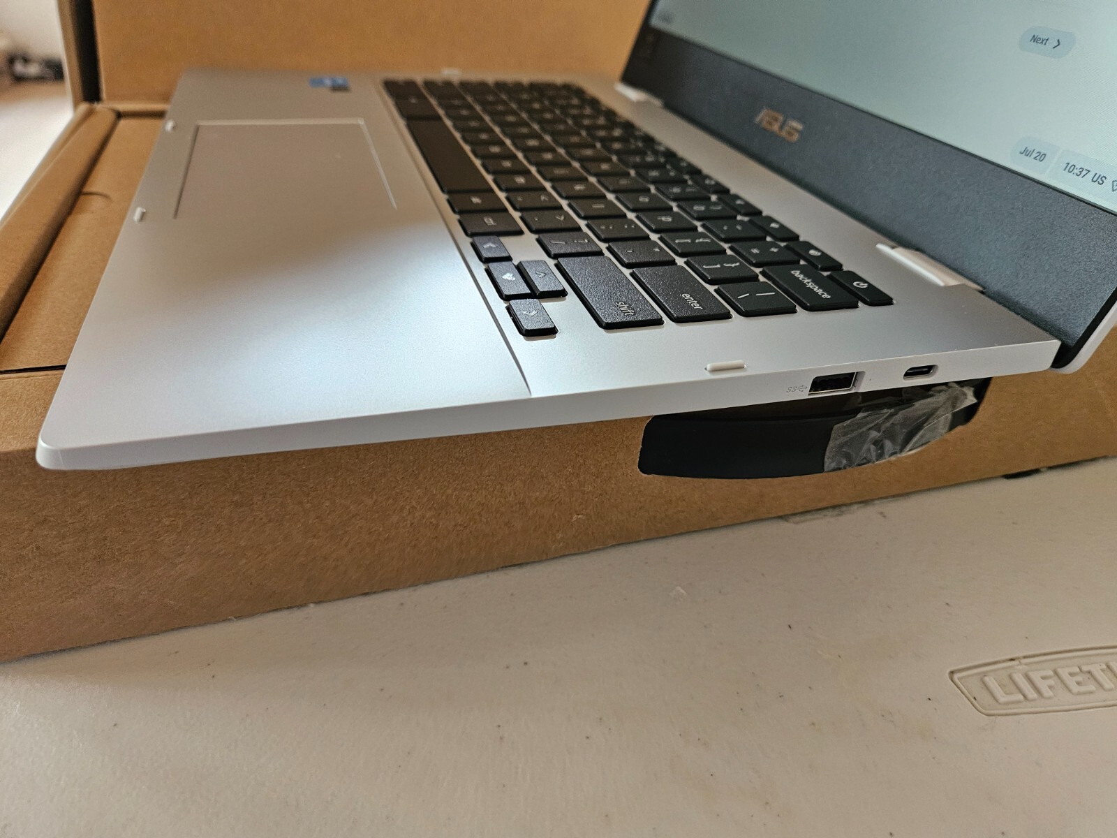 Asus Chromebook CX1 14″ Intel Celeron N4500 4GB 64GB (model: CX1400CKA-DB44)
