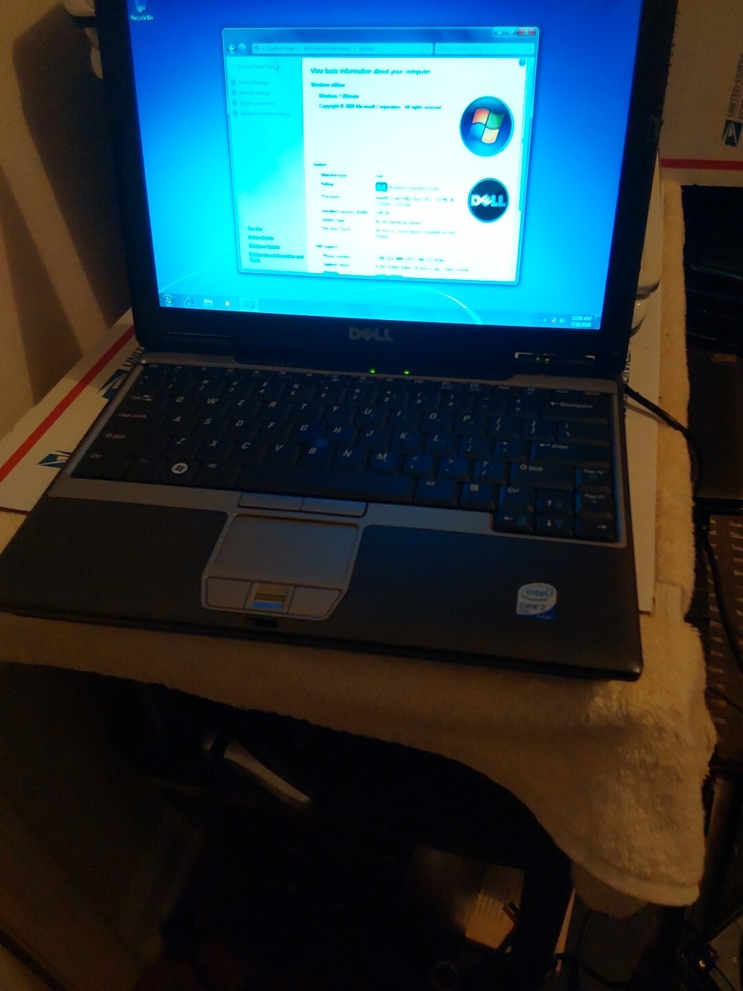 Vintage Dell Latitude D430 12″ Laptop Core 2 Duo 2gb Ram 60GB HDD