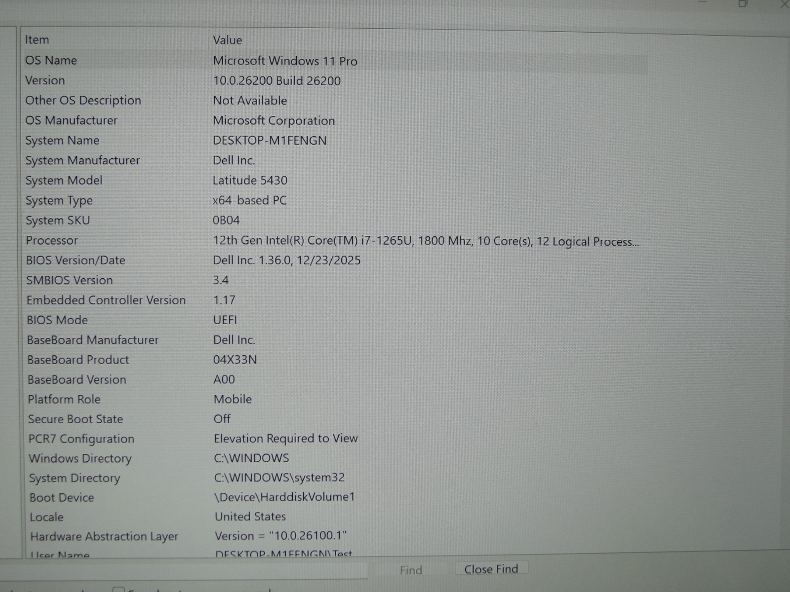Dell Latitude 5430 14″ FHD Intel i7-1265U 1.8GHz 8GB 512GB SSD Win11Pro +Charger