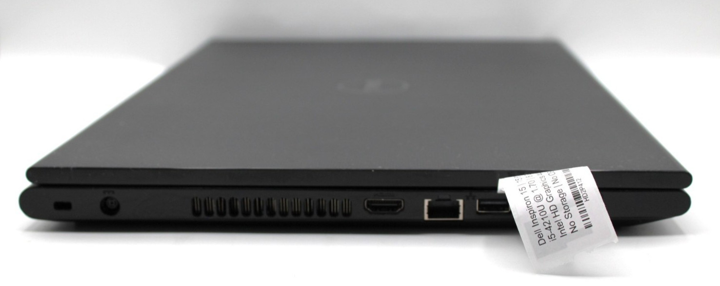 Dell Inspiron 15 i5-4210U@1.7GHz 4GB DDR3 NO STORAGE/OS *USED/TESTED*