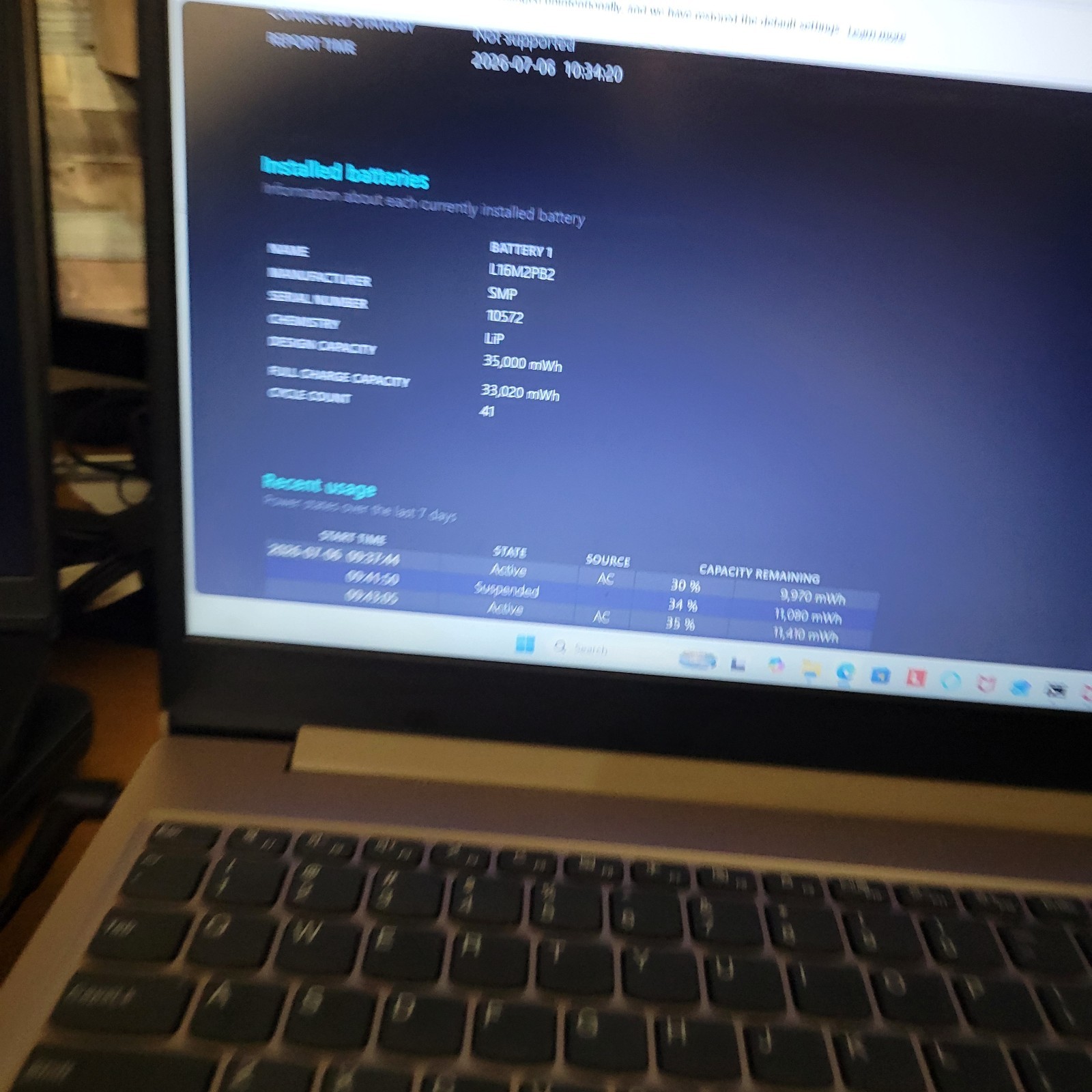 Lenovo ideapad 3-15ITL05 15″ I3-1115G4 256GB SSD 8GB W11 Webcam