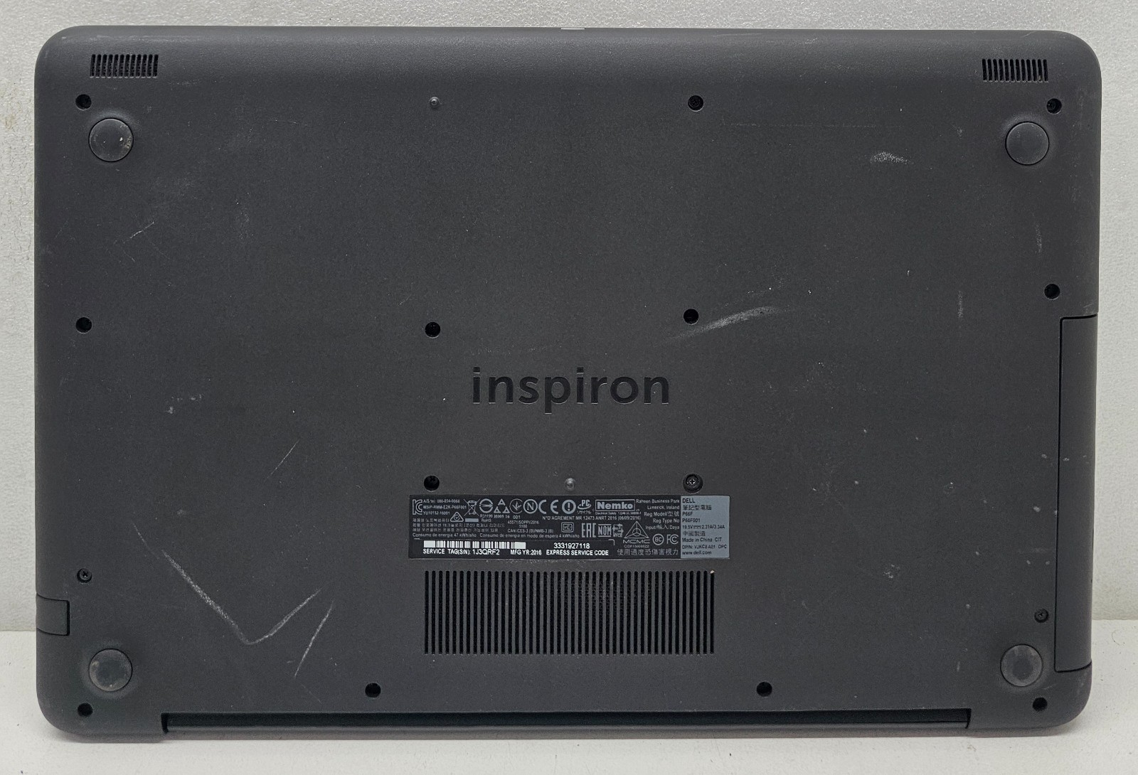Dell Inspiron 15 5567 Laptop Intel Core i5-7200U 8GB RAM 1TB HDD No OS (FL)